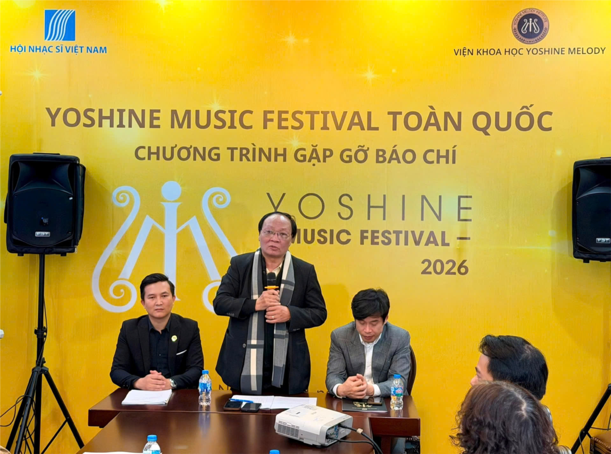 Yoshine Music Festival toàn quốc 2026 : Tìm kiếm tài năng âm nhạc trẻ
